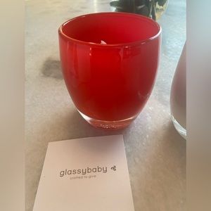 New in box - orange Glassybaby